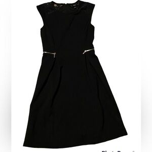 Mossimo Small A line Zip Back dress with lace detail